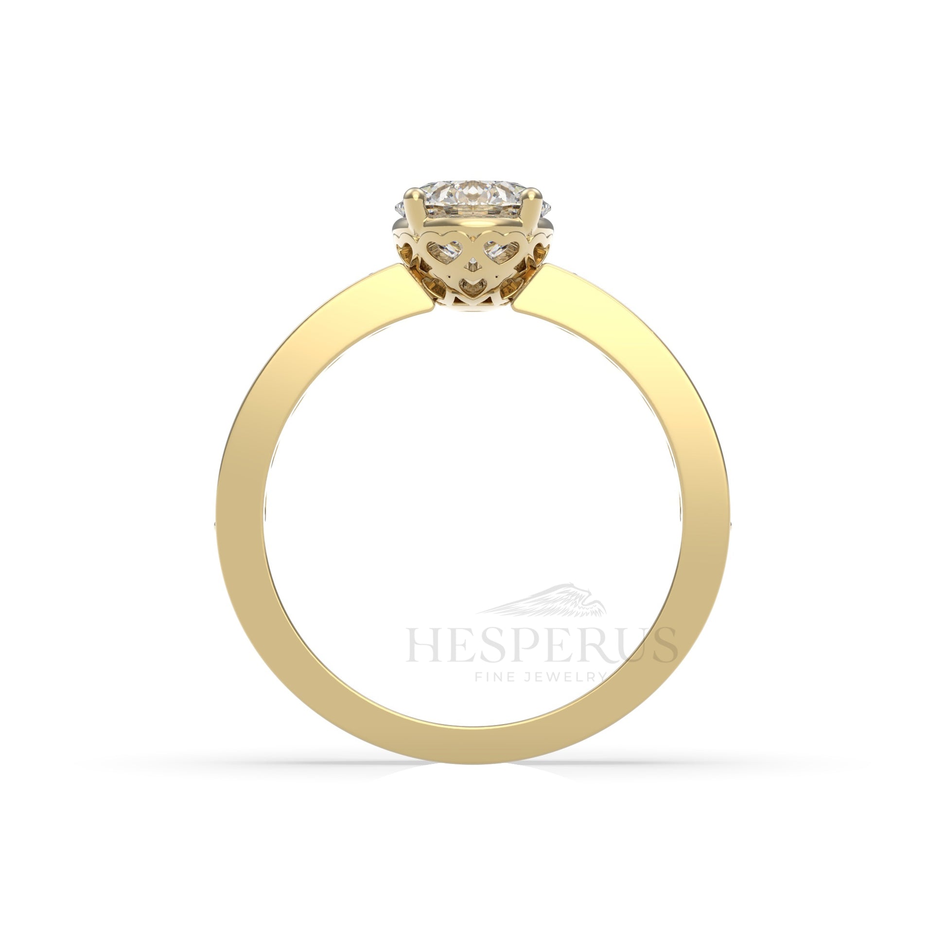 Solitaire-Pavé Ring-Hesperus Fine Jewelry