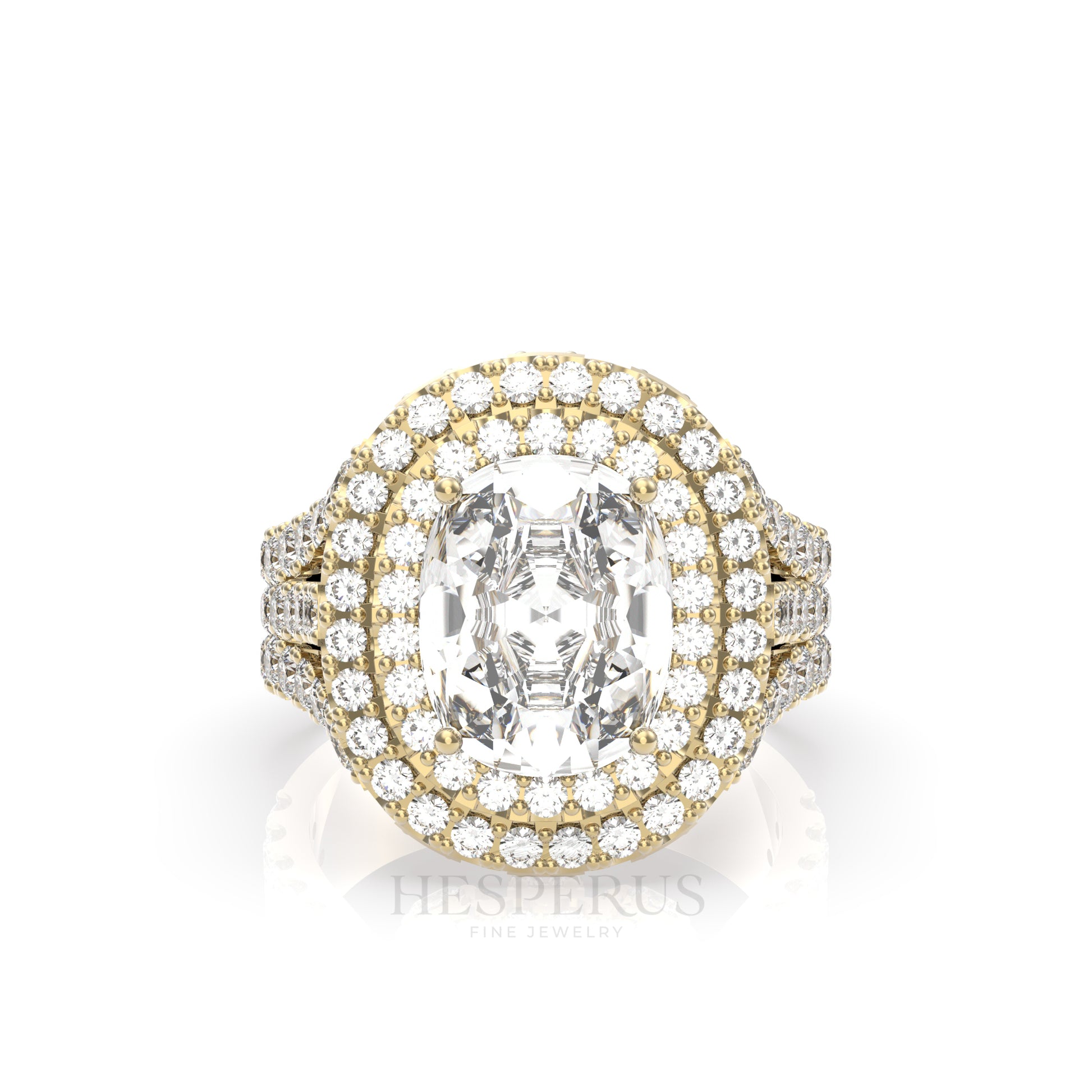 Pavé Diamond Cocktail Ring-Hesperus Fine Jewelry