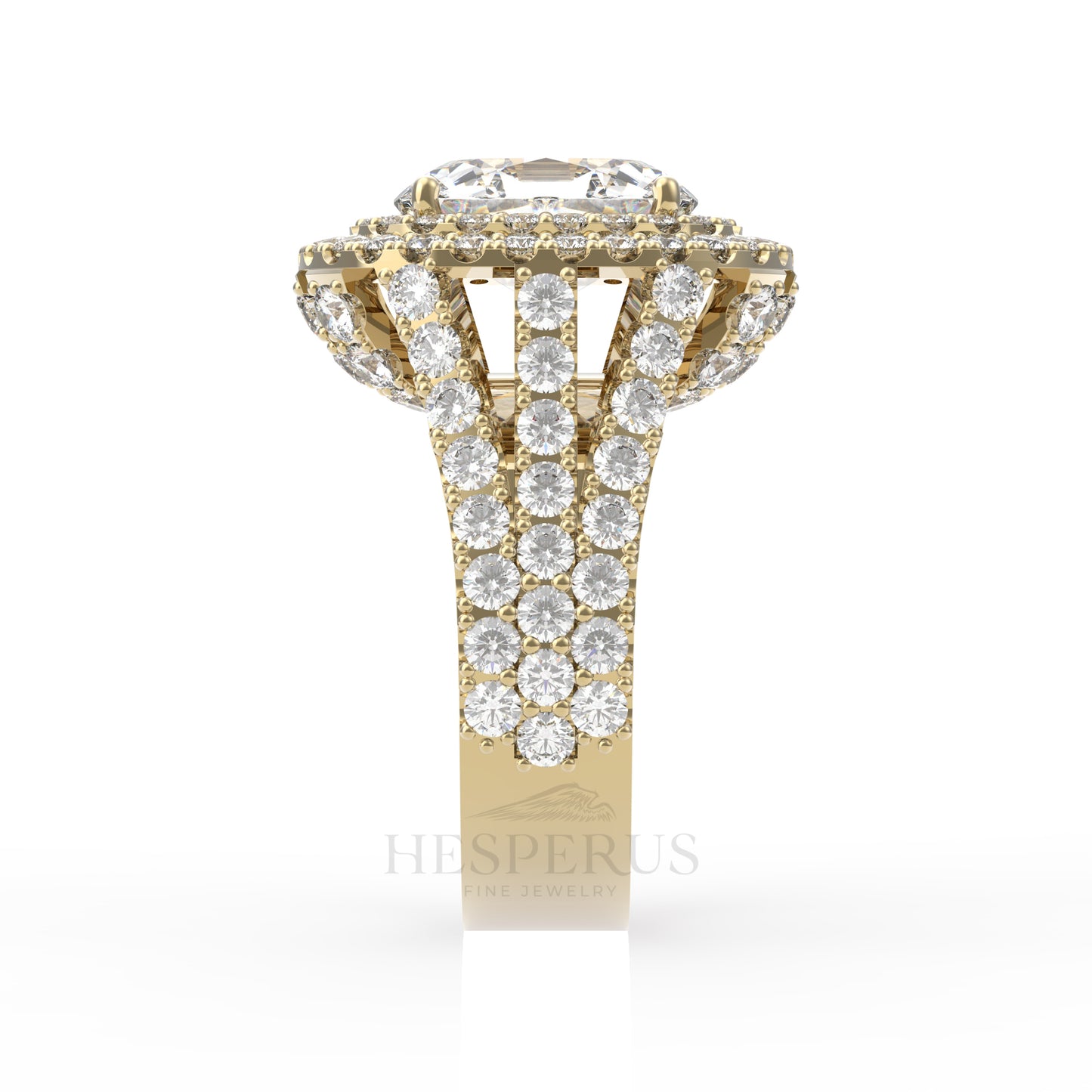 Pavé Diamond Cocktail Ring-Hesperus Fine Jewelry