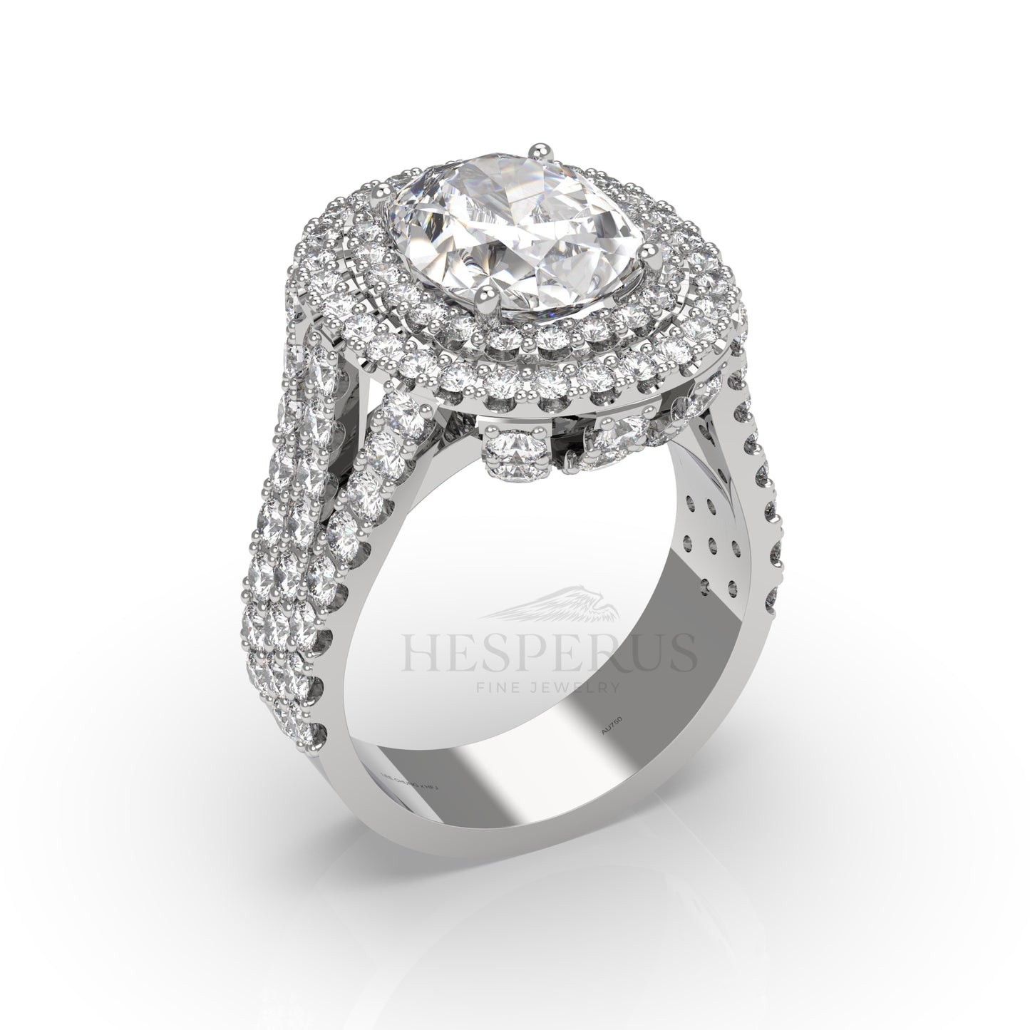 Pavé Diamond Cocktail Ring-Hesperus Fine Jewelry